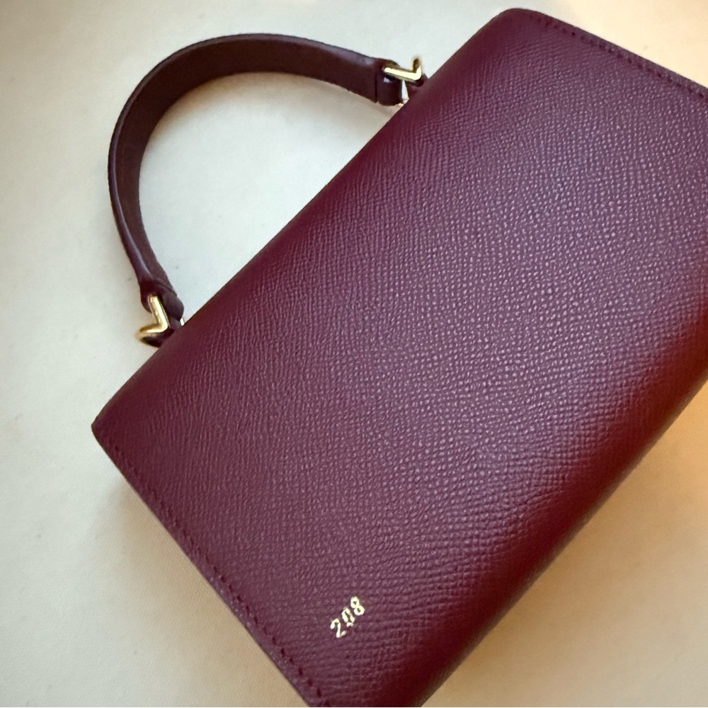 RSVP Paris Munchkin Bag - Grained Burgundy - Picture 4 of 9